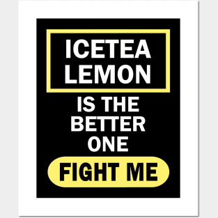 Ice Tea Lemon Anti Peach Saying Funny Memes Posters and Art